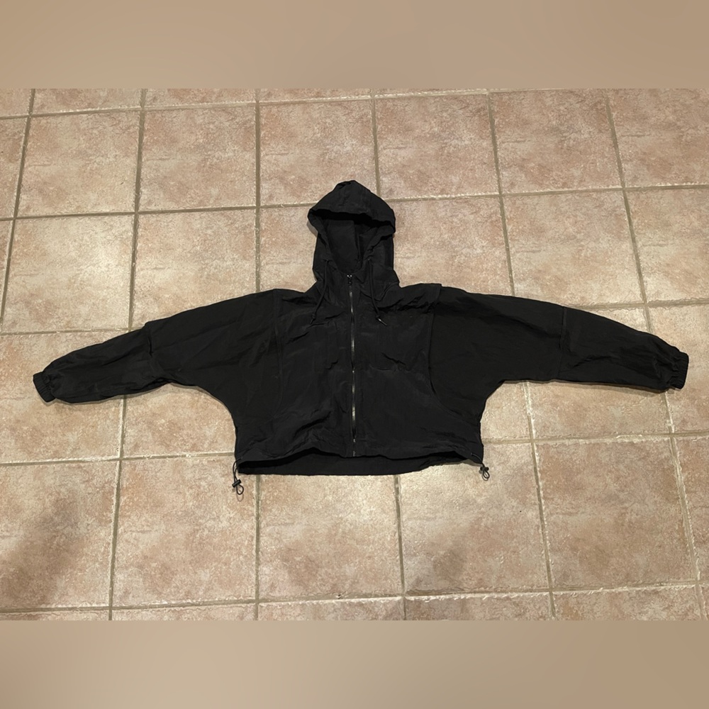 Forever 21 Black Zip-Up Jacket